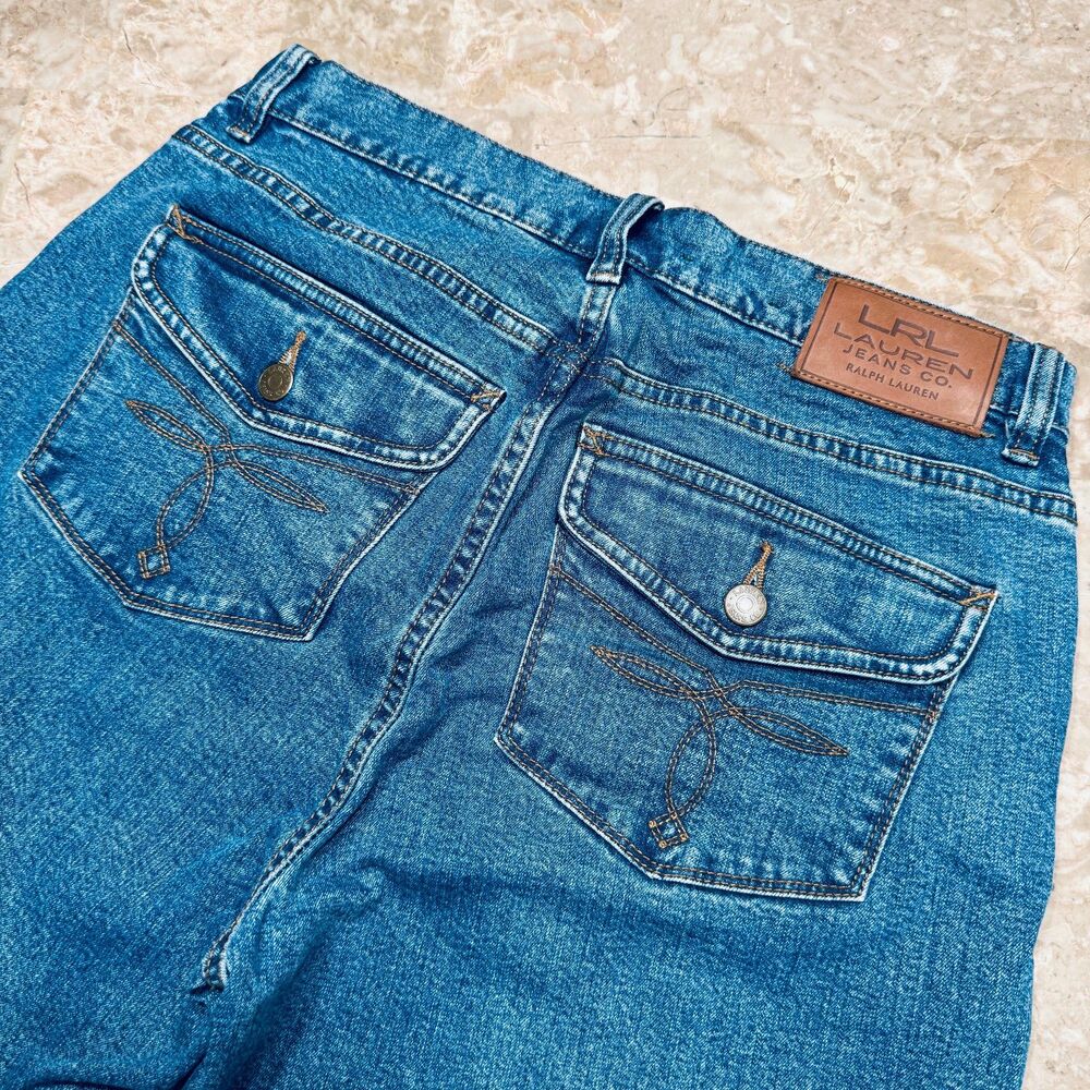 LRL Lauren Jeans Co. Women's Ralph Lauren Bootcut Denim Jeans , Size 4 (30x29)
